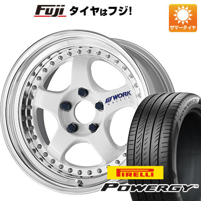 【新品国産5穴114.3車】 夏タイヤ ホイール４本セット 205/55R17 ピレリ パワジー ワーク マイスター S1 3P 17インチ｜fujidesignfurniture