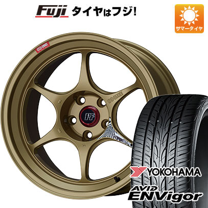 【新品国産5穴114.3車】 夏タイヤ ホイール4本セット 225/45R19 ヨコハマ エイビッド エンビガーS321 エンケイ PF06 ゴールド 19インチ :fuji 879 152496 33744 33744:フジ スペシャルセレクション