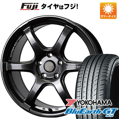 【新品国産5穴114.3車】 夏タイヤ ホイール４本セット 215/40R18 ヨコハマ ブルーアース GT AE51 クロススピード ハイパーエディションRS6 18インチ :fuji 1129 150491 28536 28536:フジ スペシャルセレクション