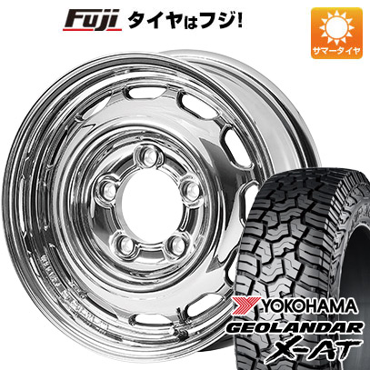 【新品】ジムニー 夏タイヤ ホイール4本セット 195R16C 104/102Q ヨコハマ ジオランダー X-AT G016 OWL アピオ ワイルドボア ベンチュラ 16インチ