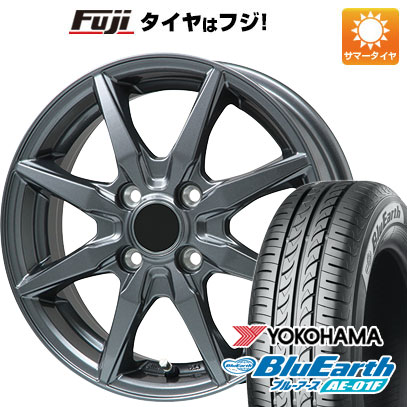 【新品国産4穴100車】 夏タイヤ ホイール４本セット 175/65R15 ヨコハマ ブルーアース AE-01F ブランドル CJ28 15インチ｜fujidesignfurniture