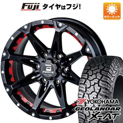 【新品国産車用 6穴139.7車】 夏タイヤ ホイール4本セット 265/65R18 ヨコハマ ジオランダー X-AT G016 フォース デナリ 18インチ
