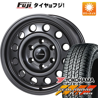 【新品国産6穴139.7車】 夏タイヤ ホイール4本セット 285/75R16 ヨコハマ ジオランダー A/T G015 OWL/RBL ジャオス トライブ 16インチ :fuji 11802 148248 22883 22883:フジ スペシャルセレクション