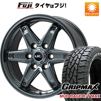 【新品国産6穴139.7車】 夏タイヤ ホイール4本セット 265/70R17 グリップマックス マッドレイジR/T MAX RWL レアマイスター LMG エトナ 17インチ :fuji 11822 152678 32743 32743:フジ スペシャルセレクション