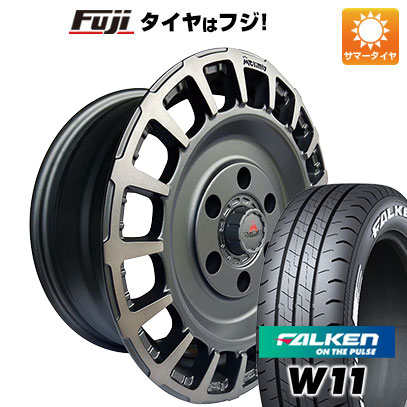 【新品】ハイエース200系 夏タイヤ ホイール４本セット 215/65R16 ファルケン W11 109/107N エムクライム ノマド/D 16インチ :fuji 2186 152834 29685 29685:フジ スペシャルセレクション