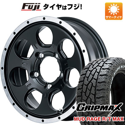 【新品】ジムニー 夏タイヤ ホイール４本セット 175/80R16 グリップマックス マッドレイジR/T MAX RWL(限定) MID ロードマックス WO 7 16インチ :fuji 16701 146214 43256 43256:フジ スペシャルセレクション