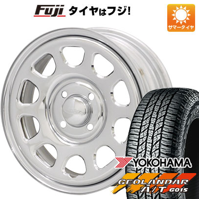 【新品】ジムニー 夏タイヤ ホイール４本セット 175/80R16 ヨコハマ ジオランダー A/T G015 RBL モリタ デイトナズ G2 クローム 16インチ :fuji 16701 154446 23764 23764:フジ スペシャルセレクション