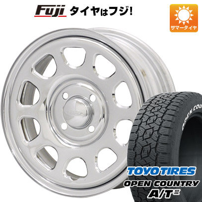 【新品】ジムニー 夏タイヤ ホイール4本セット 175/80R16 トーヨー オープンカントリー A/T III RBL モリタ デイトナズ G2 クローム 16インチ :fuji 16701 154446 38629 38629:フジ スペシャルセレクション