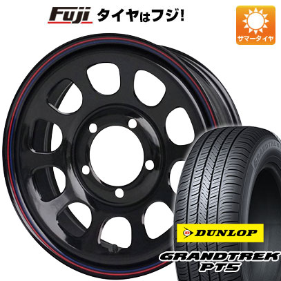 【新品】ジムニー 夏タイヤ ホイール４本セット 175/80R16 ダンロップ グラントレック PT5 モリタ デイトナズ G2 16インチ :fuji 16701 154459 40811 40811:フジ スペシャルセレクション