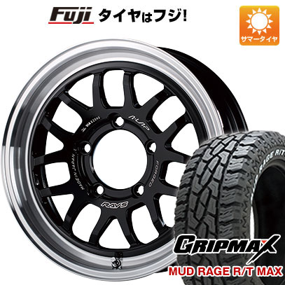 【新品】ジムニー 夏タイヤ ホイール４本セット 175/80R16 グリップマックス マッドレイジR/T MAX RWL(限定) レイズ A LAP 07X 16インチ :fuji 16701 139189 43256 43256:フジ スペシャルセレクション