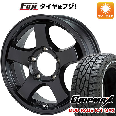 【新品】ジムニー 夏タイヤ ホイール４本セット 175/80R16 グリップマックス マッドレイジR/T MAX RWL(限定) ショウワガレージ TYPE M 16インチ :fuji 16701 148268 43256 43256:フジ スペシャルセレクション