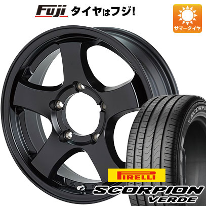 【新品】ジムニーシエラ 夏タイヤ ホイール4本セット 215/70R16 ピレリ スコーピオン ヴェルデ ショウワガレージ TYPE-M 16インチ｜fujidesignfurniture