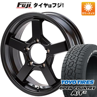 【新品】ジムニー 夏タイヤ ホイール4本セット 175/80R16 トーヨー オープンカントリー A/T III RBL ショウワガレージ X-LINE 16インチ｜fujidesignfurniture