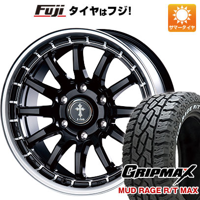 【新品】ジムニー 夏タイヤ ホイール４本セット 185/85R16 グリップマックス マッドレイジR/T MAX RWL インターミラノ クロスフィールド アルファ 16インチ :fuji 16701 151634 32789 32789:フジ スペシャルセレクション