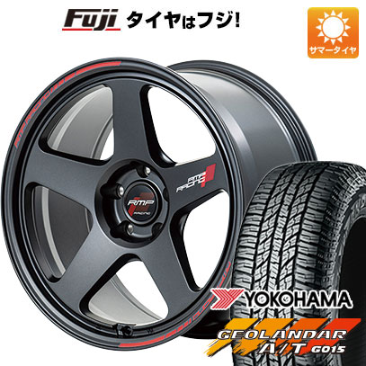 【新品】ジムニー 夏タイヤ ホイール４本セット 215/85R16 ヨコハマ ジオランダー A/T G015 OWL/RBL MID RMP レーシング TR50 16インチ :fuji 16701 154534 22885 22885:フジ スペシャルセレクション