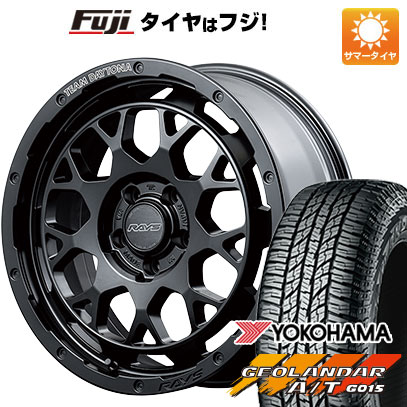 【新品】ジムニーシエラ 夏タイヤ ホイール４本セット 215/70R16 ヨコハマ ジオランダー A/T G015 RBL レイズ デイトナ M9+ 16インチ :fuji 16701 154030 24494 24494:フジ スペシャルセレクション