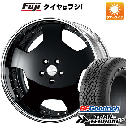 【新品国産車用 5穴114.3車】 夏タイヤ ホイール４本セット 225/55R18 BFグッドリッチ トレールテレーンT/A ORBL ワーク ランベック LDZ 18インチ