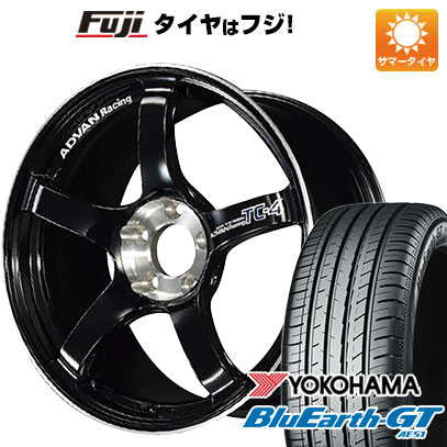 【新品国産車用 5穴114.3車】 夏タイヤ ホイール４本セット 225/40R18 ヨコハマ ブルーアース GT AE51 ヨコハマ アドバンレーシング TC4 SE 18インチ