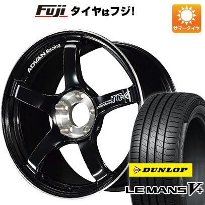 【新品国産5穴114.3車】 夏タイヤ ホイール４本セット 235/40R18 ダンロップ ルマン V+(ファイブプラス) ヨコハマ アドバンレーシング TC4 SE 18インチ : fuji 15681 148486 40705 40705 : フジ スペシャルセレクション