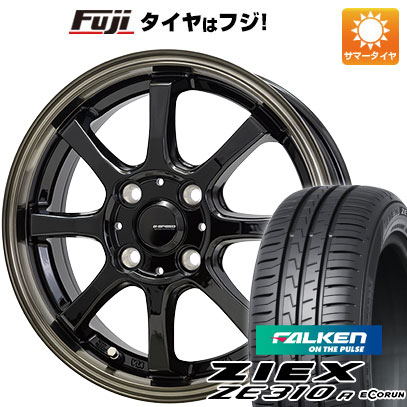 【新品国産車用 4穴100車】 夏タイヤ ホイール４本セット 175/65R15 ファルケン ジークス ZE310R エコラン(限定) ホットスタッフ ジースピード P-08 15インチ