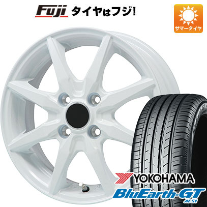 【新品 軽自動車】N BOX タント スペーシア 夏タイヤ ホイール４本セット 155/65R14 ヨコハマ ブルーアース GT AE51 ブランドル CJ28W 14インチ :fuji 21721 149851 28581 28581:フジ スペシャルセレクション