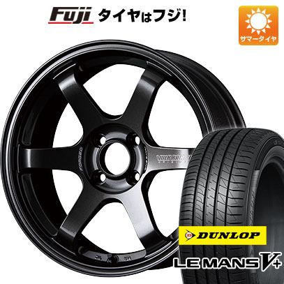 【新品 軽自動車】N BOX タント スペーシア 夏タイヤ ホイール４本セット 165/55R15 ダンロップ ルマン V+(ファイブプラス) レイズ VOLK TE37 ソニック 15インチ :fuji 21761 139145 40647 40647:フジ スペシャルセレクション