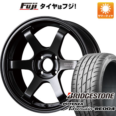 【新品 軽自動車】 夏タイヤ ホイール４本セット 165/50R16 ブリヂストン ポテンザ アドレナリン RE004 レイズ ボルクレーシング TE37 ソニック 16インチ｜fujidesignfurniture