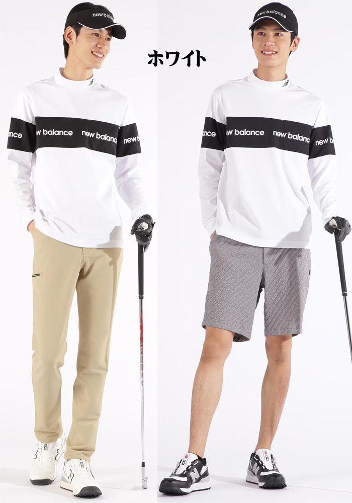New Balance Golf｜裏起毛 長袖 モックネック プルオーバー