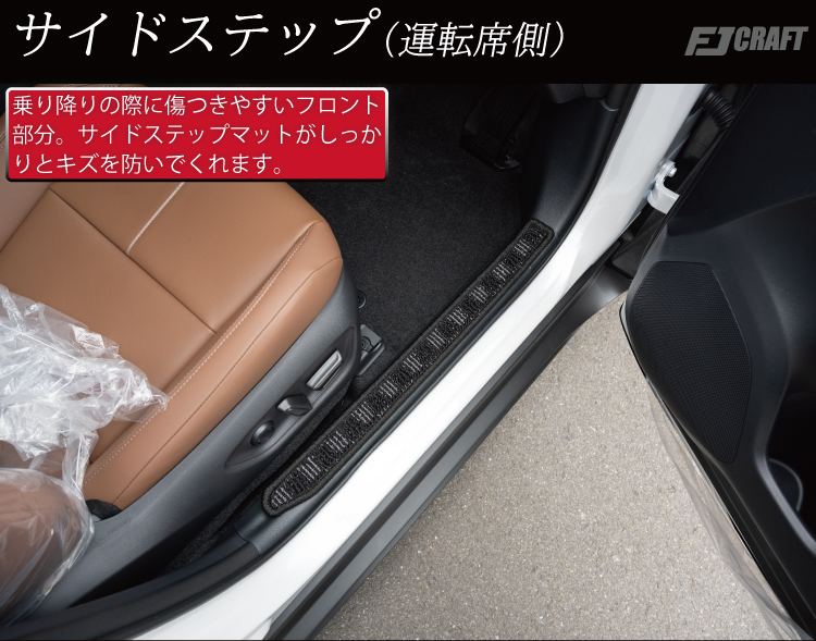 レクサス 新型 LBX 10系 サイドステップマット (スタンダード)の説明 