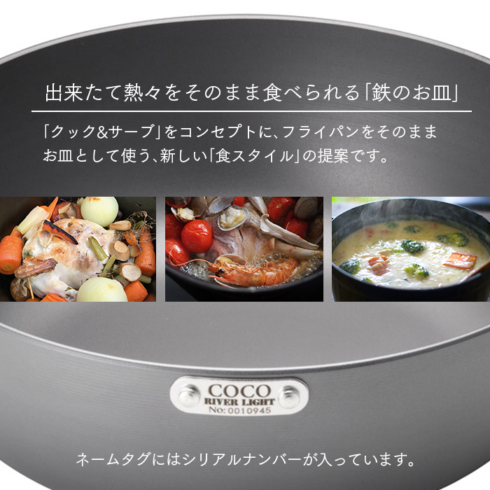 鉄鍋 COCOpan ココパン 20cm 日本製 鉄フライパン 業務用 送料無料