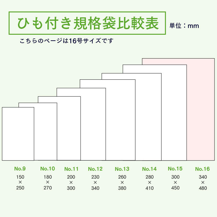 ジャパックス 業務用ポリ袋 K-16 No.16規格袋 100枚ｘ15冊（1,500枚