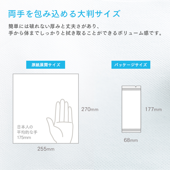 化粧品基準 FSX 使い捨て 紙おしぼり アロマおしぼり アロマプレミアム VB COSME 8本 大判 厚手 高級感 おしゃれ 業務用 | FSX | 07