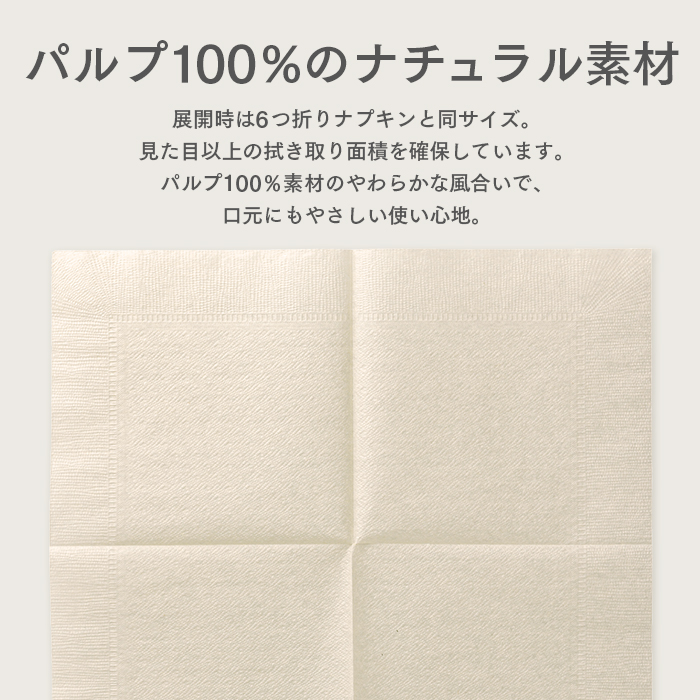 紙ナプキン(ペーパーナプキン) 四つ折ナプキン 未晒し 125枚×8袋(1000