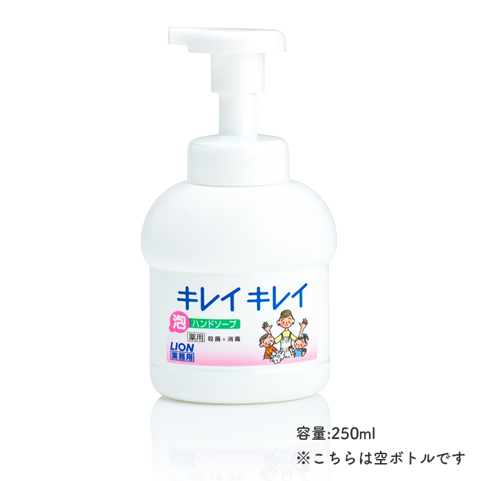 プッシュポンプ付き ライオン キレイキレイ 薬用 泡ハンドソープ 2L 詰め替え容器セット 業務用 送料無料