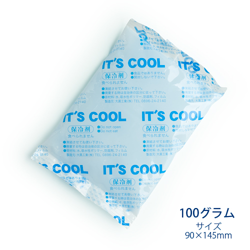 保冷剤 100グラム It's Cool(イッツクール) I-100 1ケース(160入) 業務用