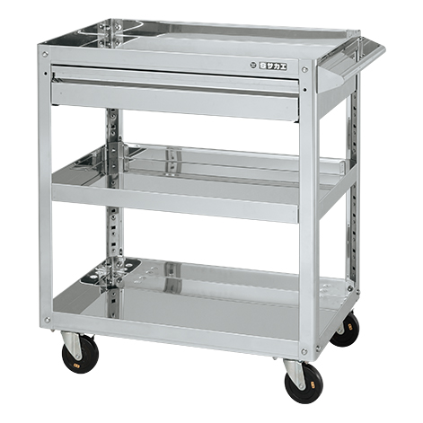 サカエ ステンレススーパーワゴン（プレート式）SUS304 SAP3