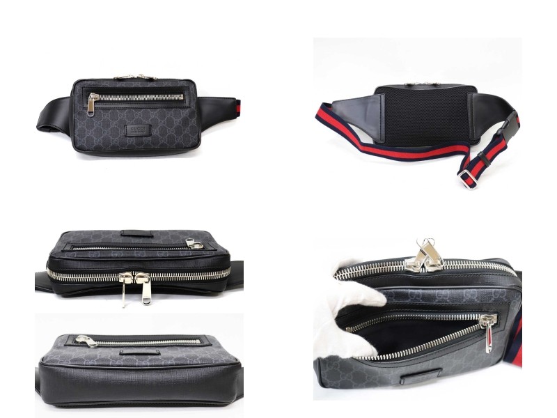 未使用) グッチ GUCCI ベルト バッグ ボディ バッグ ソフト GG