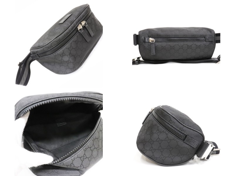 【良品】GUCCI ウエストポーチ ボディバッグ GG キャンバス ブラック 楽天市場】グッチ GGキャンバス（ボディバッグ・ウエストポーチ