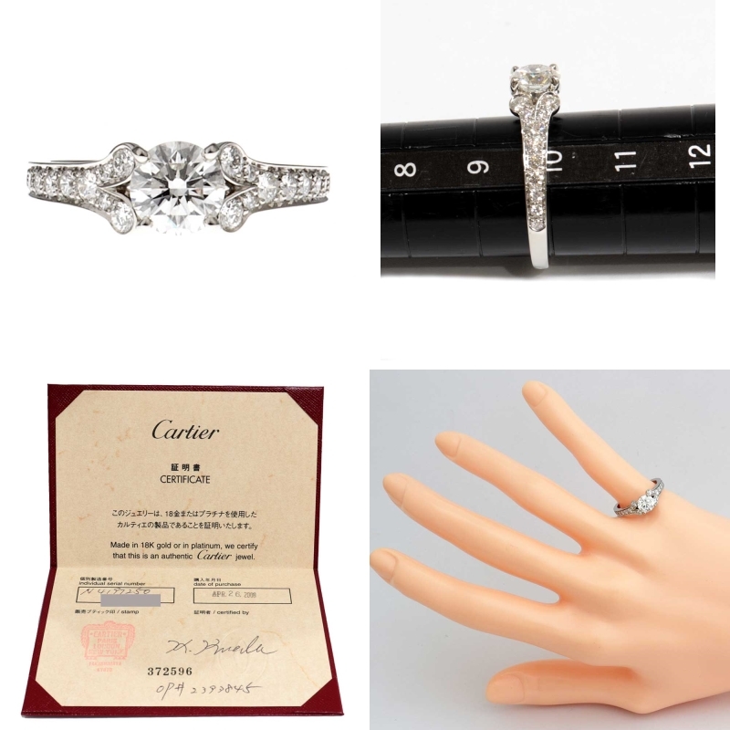 BALLERINE （美品）カルティエ CARTIER バレリーナ ソリテール ダイヤ