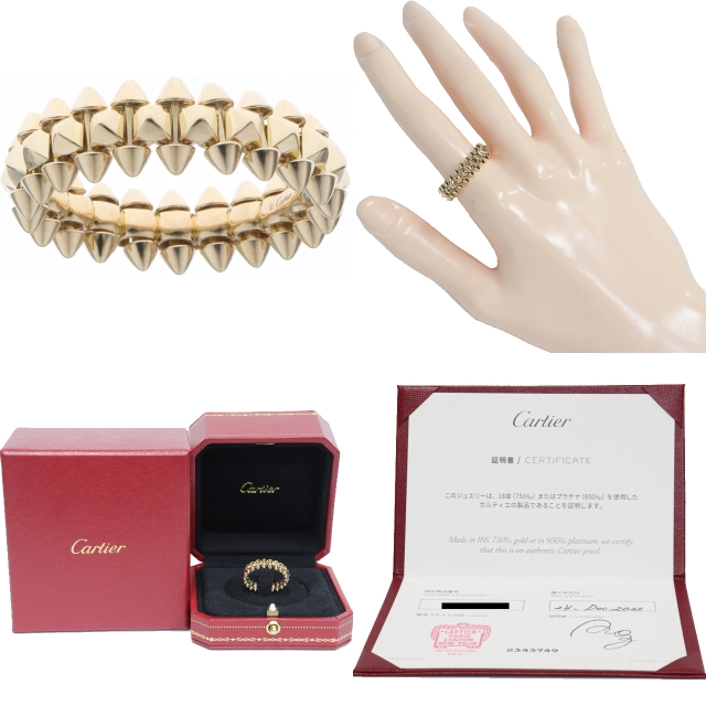 新品仕上げ済）カルティエ CARTIER クラッシュ ドゥ カルティエ リング