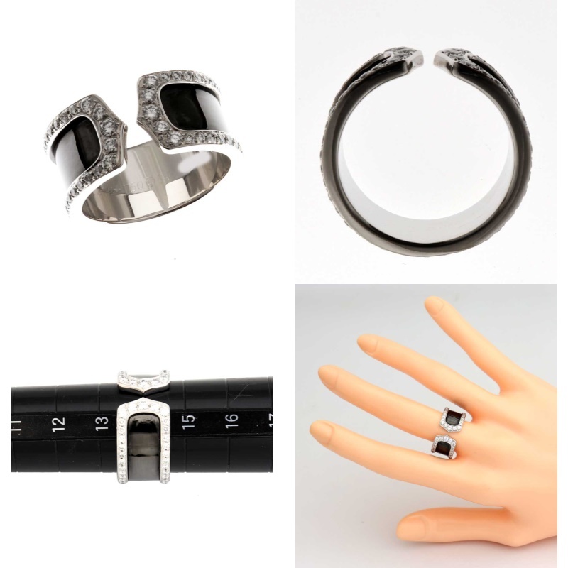 Cartier（カルティエ） CARTIER 2C ダイヤリング フルダイヤ 指輪 K18