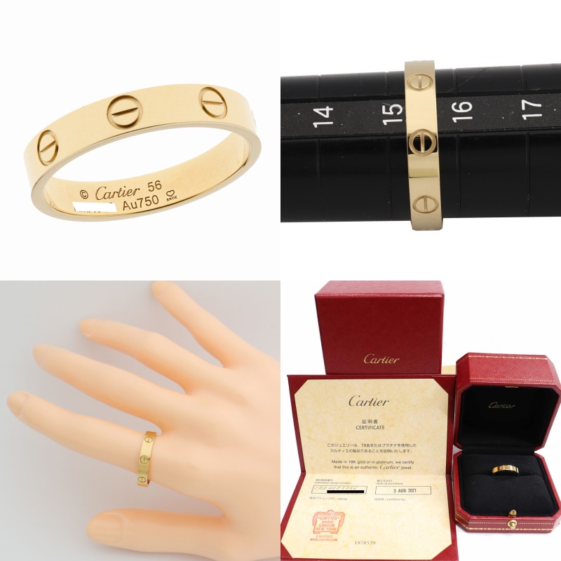 LOVE（Cartier） （美品）カルティエ CARTIER ウエディング リング
