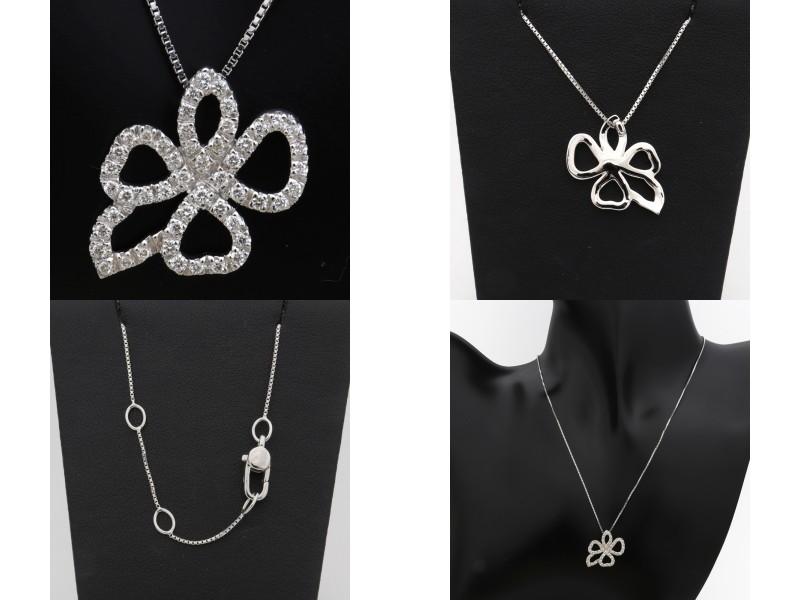 GUCCI (新品仕上げ済) グッチ フローラ ダイヤ ネックレス K18