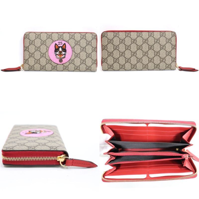 新品）グッチ GUCCI ラウンドファスナー長財布 GGスプリーム 506279 ・ 496334 ボスコパッチ 保存袋・箱 8023 : gu- 8023-2020192 : 藤野質店 Y-SHOP - 通販 - Yahoo!ショッピング