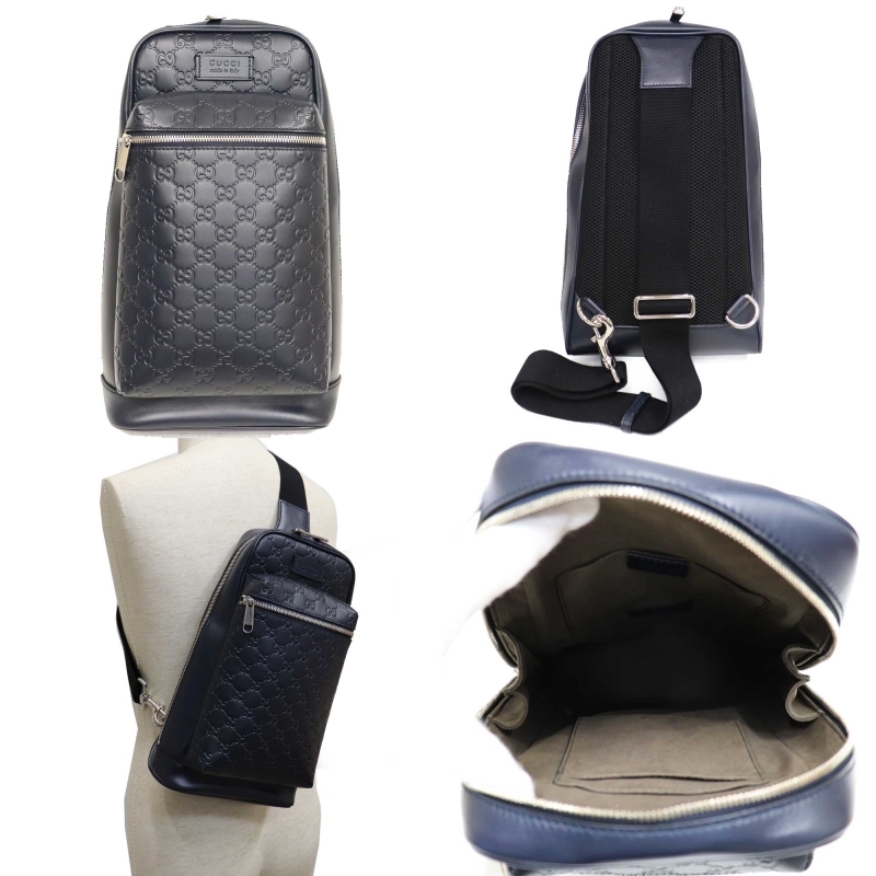 グッチシマ （美品）グッチ GUCCI GGクロスボディバッグ