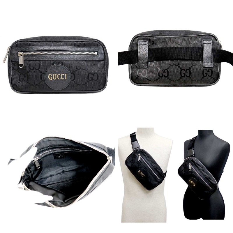 美品)グッチ GUCCI オフザグリッド ベルトバッグ ウエストポーチ