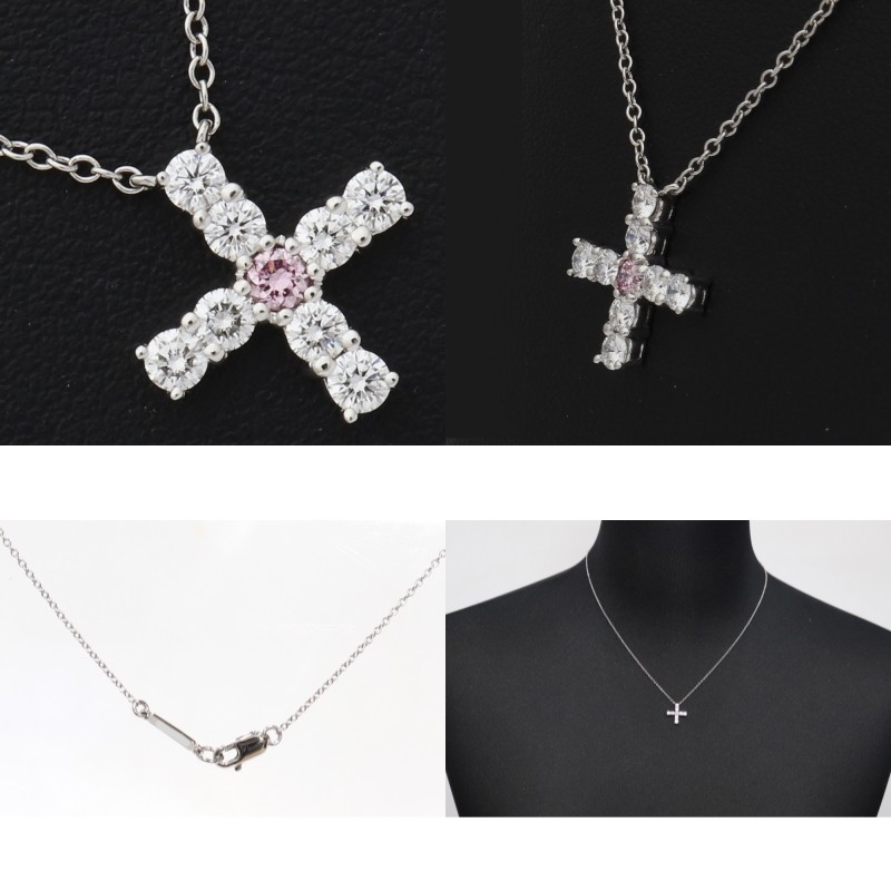 新品仕上げ済）ハリーウィンストン HARRY WINSTON ミニ クロス ダイヤ