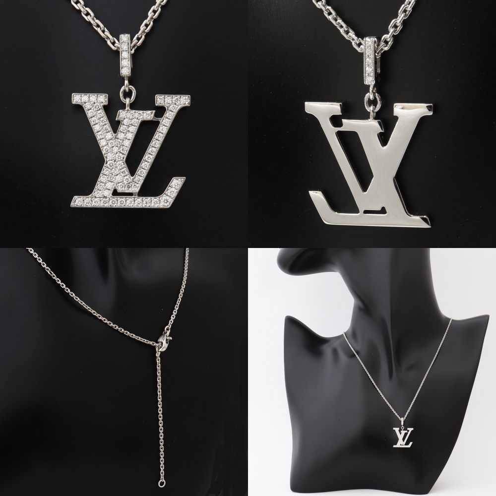 美品）ルイヴィトン LOUIS VUITTON パンダンティフ LV GM LVロゴ