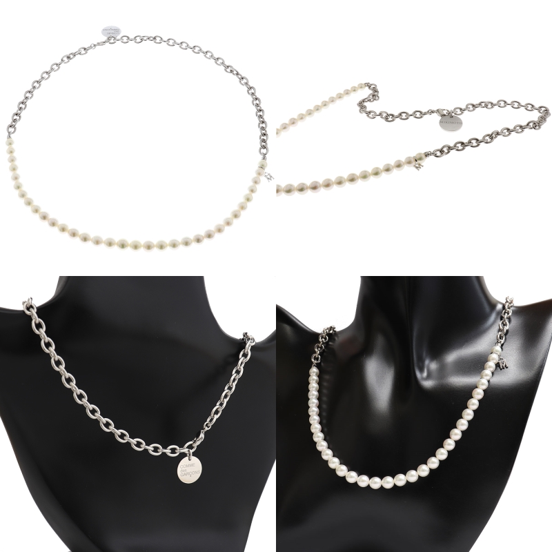 極美品】MIKIMOTO ミキモト真珠 一粒パールネックレス シルバー