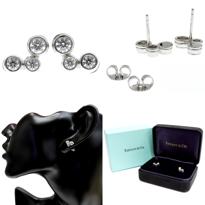 ティファニー TIFFANY&Co.ピアス・ルビー＆ダイヤモンド・バブル TIFFANY&Co. (新品仕上げ済）ティファニー TIFFANY バブル
